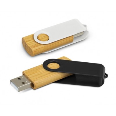 dřevěný USB flash disk s otočným krytem