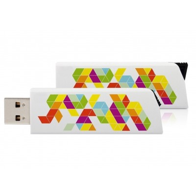 Vysunovací plastový USB flash disk