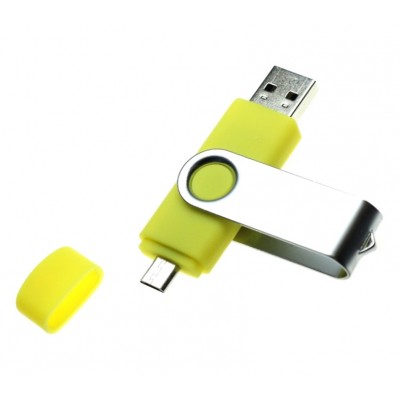 OTG USB flash disk s otočným krytem